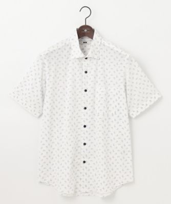 JOSEPH ABBOUD (Men) /ジョセフ アブード 【イージーケア】 ジャージーペイズリープリントシャツ(HHJLSM0414)