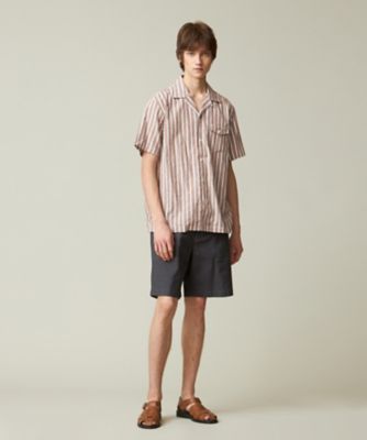 【ＨＹＢＲＩＤ　ＬＩＮＥＮ】オープンカラーシャツ（ＨＨＯＶＣＡ０４１１）
