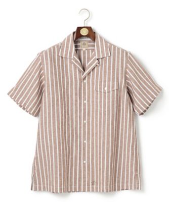 【ＨＹＢＲＩＤ　ＬＩＮＥＮ】オープンカラーシャツ（ＨＨＯＶＣＡ０４１１）