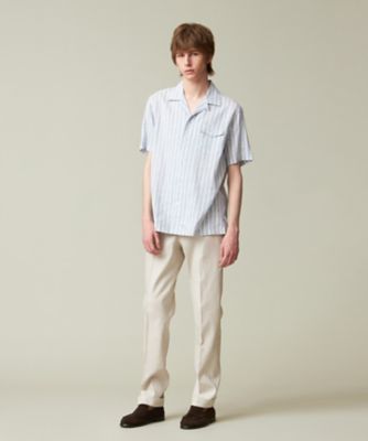【ＨＹＢＲＩＤ　ＬＩＮＥＮ】オープンカラーシャツ（ＨＨＯＶＣＡ０４１１）