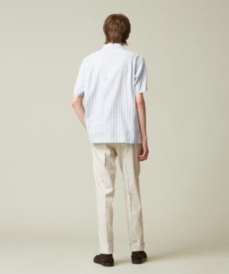 【ＨＹＢＲＩＤ　ＬＩＮＥＮ】オープンカラーシャツ（ＨＨＯＶＣＡ０４１１）