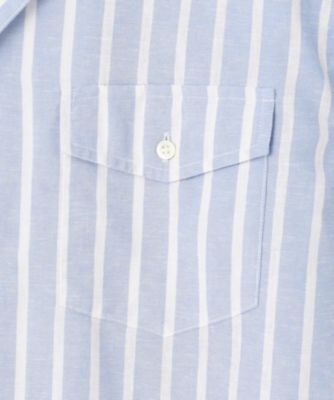 【ＨＹＢＲＩＤ　ＬＩＮＥＮ】オープンカラーシャツ（ＨＨＯＶＣＡ０４１１）