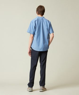 【ＨＹＢＲＩＤ　ＬＩＮＥＮ】　バンドカラーシャツ（ＨＨＯＶＣＡ０４１２）