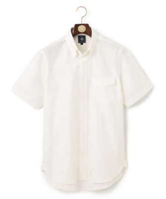 ＜J.PRESS (Men)＞【Ｊ．ＰＲＥＳＳ　ＢＡＳＩＣ】アービングボタンダウン　半袖シャツ（ＨＨＯＶＳＭ０００１）