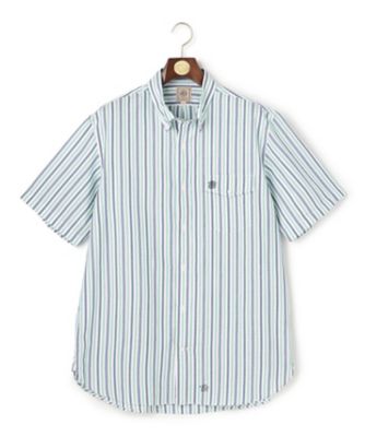 クールマックスストライプストリングシャツ KING SIZE ／ Aero Weave】クールマックスサッカー