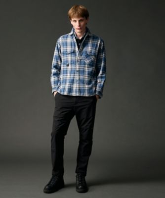 大人の山シャツ】メランジチェックシャツ（HS1HGW0681