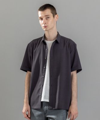 ＜JOSEPH HOMME＞新柄【吸湿速乾性／接触冷感／ＵＶカット／洗える】テクノボイルストレッチ　レギュラーカラー半袖シャツ（ＨＳＪＨＧＡ０１０２）