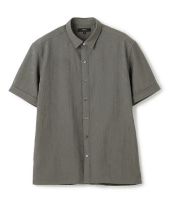 新素材【洗える／速乾性／通気性／ストレッチ】トリコサッカーストレッチ　　レギュラーカラー半袖シャツ（ＨＳＪＨＧＡ０６０１）