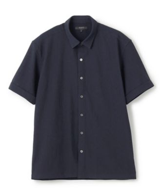 新素材【洗える／速乾性／通気性／ストレッチ】トリコサッカーストレッチ　　レギュラーカラー半袖シャツ（ＨＳＪＨＧＡ０６０１）
