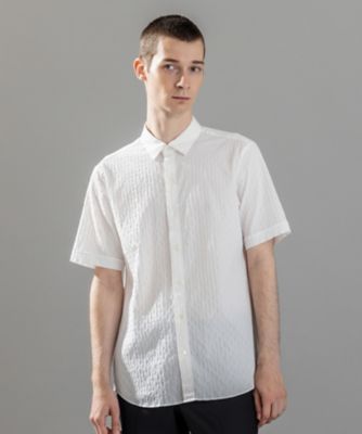 JOSEPH HOMME/ジョゼフ オム 新柄【定番/ストレッチ】ハムサジャガードストレッチ レギュラーカラー半袖シャツ (HSJHGA0602)