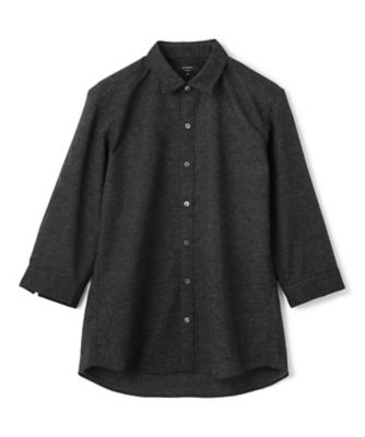 新型・新素材【軽量／洗える／ストレッチ】レノクロスストレッチ　７分袖レギュラーカラーシャツ（ＨＳＪＨＧＭ０４０２）