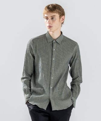 癒しページ　② オープンカラーシアーシャツ - セブンバイセブン メンズ｜公式通販