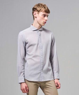 ＜JOSEPH HOMME＞【新モデル】トリコサッカーストレッチ　　ホリゾンタルカラーシャツ（ＨＳＪＨＬＭ０３０３）