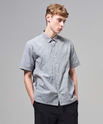 ＜JOSEPH HOMME＞【新素材】ランダムプリーツワッシャー　レギュラーカラー半袖シャツ（ＨＳＪＨＬＭ０４０１）