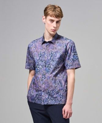 ＜JOSEPH HOMME＞【新柄】エスニカルプリント　半袖レギュラーカラーシャツ（ＨＳＪＨＬＭ０４０５）