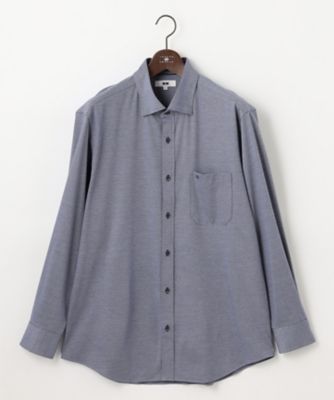 JOSEPH ABBOUD (Men) /ジョセフ アブード 【キングサイズ・ジャージーシャツで快適な着心地】コンパクトジャージー バーズアイ シャツ(HSJKCA0101)