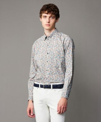 JOSEPH ABBOUD (Men) /ジョセフ アブード 【キングサイズ・洗える】リバティプリント　シャツ（ＨＳＪＫＣＡ０２０４）