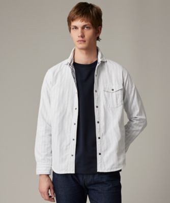 JOSEPH ABBOUD (Men) /ジョセフ アブード 【キングサイズ・２５ＳＳ・２ＷＡＹ】リバーシブルシャツ（ＨＳＪＫＧＳ０１０３）