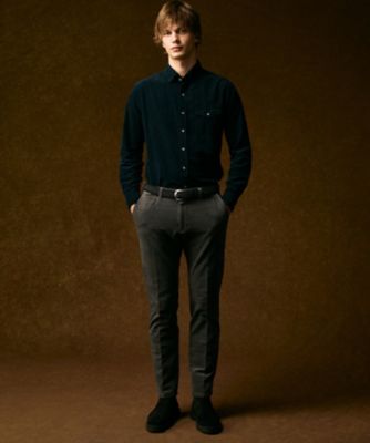 キングサイズ・ストレッチ】コーデュロイ シャツ