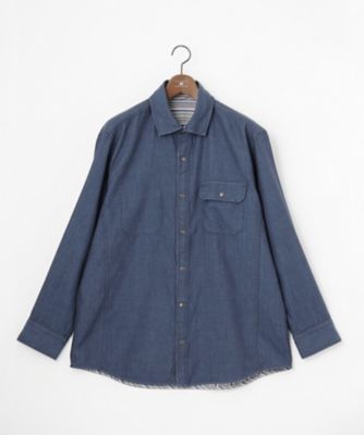 【希少】Y's for men リバーシブル仕様 シャツジャケット キングサイズ・2WAY】リバーシブルシャツ（HSJKLA0103