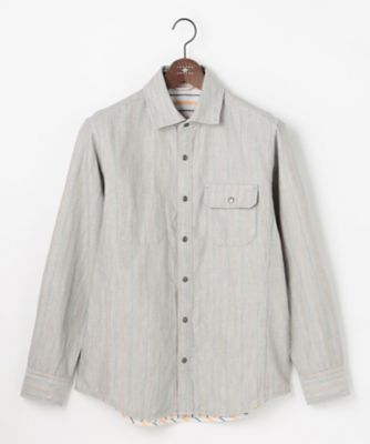 ＜JOSEPH ABBOUD (Men) ＞【キングサイズ・２ＷＡＹ】　リバーシブルシャツ（ＨＳＪＫＬＳ０１０３）