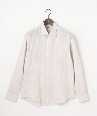 ＜JOSEPH ABBOUD (Men) ＞【キングサイズ・イージーケア・ＪＡＰＡＮファブリック】ブロックストライプ　シャツ（ＨＳＪＫＬＳ０２０１）