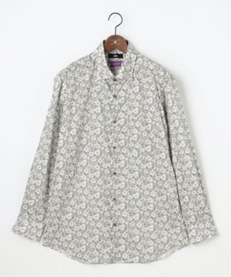 キングサイズ・リバティ】ブラックレーベル リバティプリントシャツ