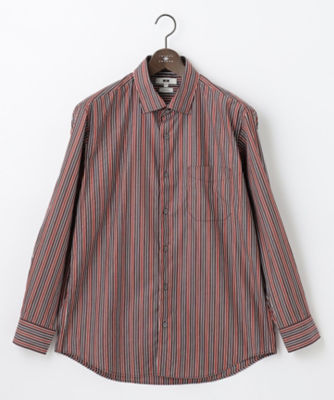 ＜JOSEPH ABBOUD (Men) ＞【キングサイズ】オーガニックコットンマルチストライプ　シャツ（ＨＳＪＫＮＡ０２０２）