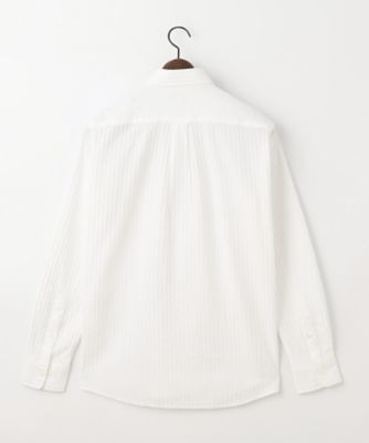 【キングサイズ・イージーケア】オーガニックコットンプリッセ　シャツ（ＨＳＪＫＮＷ０３３０）