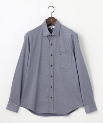 JOSEPH ABBOUD (Men) /ジョセフ アブード 【ジャージーシャツで快適な着心地】コンパクトジャージー バーズアイ シャツ(HSJLCA0101)