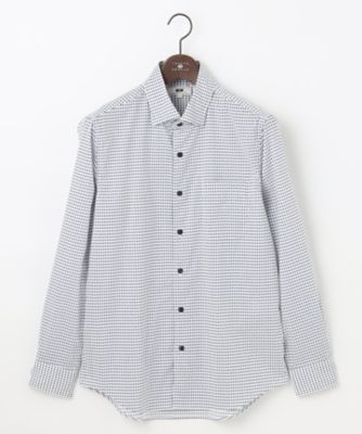 ストレッチ・洗える】ストレッチ プリント シャツ