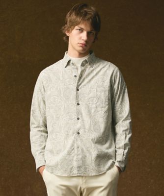 LIBERTY・綿100％】リバティペイズリープリントコーデュロイ