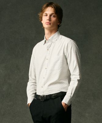 ＜JOSEPH ABBOUD (Men) ＞【柔らか】ファインパターンプリント　シャツ（ＨＳＪＬＬＳ０４０３）