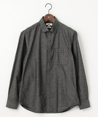 ＜JOSEPH ABBOUD (Men) ＞【オーガニックコットン】ダンガリープリント　シャツ（ＨＳＪＬＮＡ０２０３）