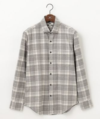 ＜JOSEPH ABBOUD (Men) ＞【オーガニックコットン】ビッグチェック　フランネルシャツ（ＨＳＪＬＮＷ０３０７）