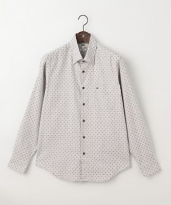 ＜JOSEPH ABBOUD (Men) ＞【オーガニックコットン】フランネルペイズリー柄プリント　シャツ（ＨＳＪＬＮＷ０４０９）