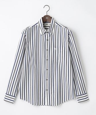 ＜JOSEPH ABBOUD (Men) ＞【イージーケア】着心地抜群！　ジャージーシャツ　ストライプ柄（ＨＳＪＬＮＺ０１１６）