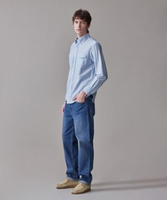 【ＫＡＮＥＭＡＳＡ　ＪＥＲＳＥＹ】【きちんと見え、快適な着心地】ストライプジャージ　ボタンダウンシャツ　／　ＪＡＰＡＮ　ＭＡＤＥ（ＨＳＯＶＧ