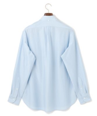 【ＫＡＮＥＭＡＳＡ　ＪＥＲＳＥＹ】【きちんと見え、快適な着心地】ストライプジャージ　ボタンダウンシャツ　／　ＪＡＰＡＮ　ＭＡＤＥ（ＨＳＯＶＧ