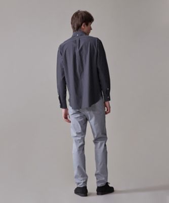 【ＫＡＮＥＭＡＳＡ　ＪＥＲＳＥＹ】【きちんと見え、快適な着心地】ストライプジャージ　ボタンダウンシャツ　／　ＪＡＰＡＮ　ＭＡＤＥ（ＨＳＯＶＧ