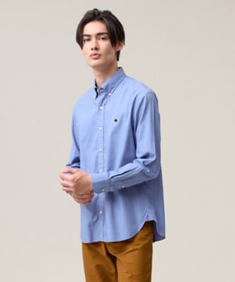 J.PRESS (Men)/ジェイ・プレス このさりげなさが大人気【IVY COLLECTION】バックブルチェックガーメントダイ シャツ/B.D.(HSOVGW0 370_アオ トップス【三越伊勢丹/公式】