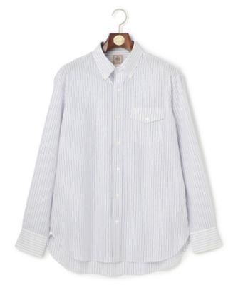 KANEMASA JERSEY】ストライプボタンダウン シャツ