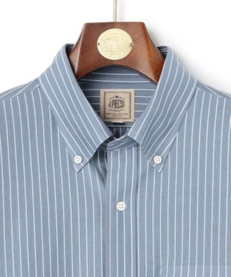 KANEMASA JERSEY】ストライプボタンダウン シャツ