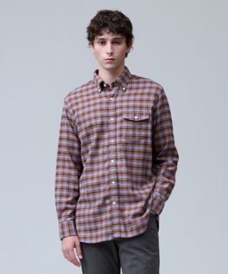 J.PRESS (Men)/ジェイ・プレス レーヨンミックスコットンネルシャツ/B.D.(HSOVLS0511) 304_グレー トップス【三越伊勢丹/公式】