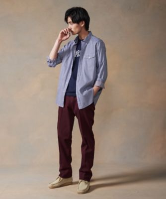 オーガニックコットン　ダブルチューブマルチチェックシャツ（ＨＳＯＶＮＡ０２１３）