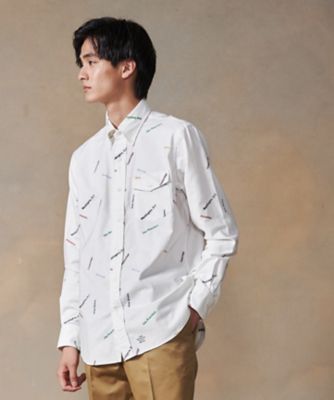 ＜J.PRESS (Men)＞【１２０ｔｈ　ａｎｎｉｖｅｒｓａｒｙ】Ｅｍｂｒｏｉｄｅｒｙ　Ｂ．Ｄ．　Ｓｈｉｒｔ（ＨＳＯＶＮＷ０１２０）