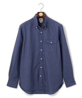 HYBRID LINEN】ボタンダウンシャツ