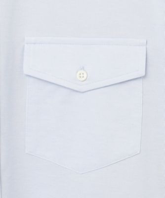 【ＫＩＮＧ　ＳＩＺＥ】ピンチェックジャージ　バンドカラーシャツ（ＨＳＯＸＣＳ０２１５）