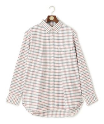 J.PRESS (Men)/ジェイ・プレス 【KING SIZE】コットンネル タッタソールシャツ/B.D(HSOXSW0411)