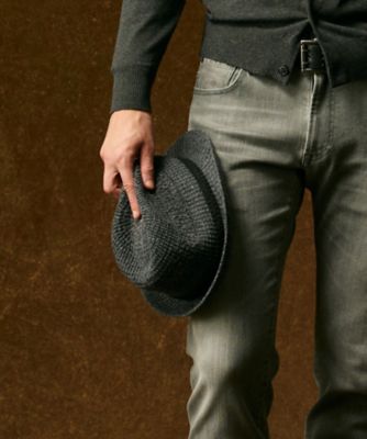 ＜JOSEPH ABBOUD (Men) ＞【サイズ調整可】ウールサーモ　ハット（ＨＴ１ＫＧＷ０２０２）